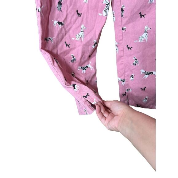Vintage Jayne Copeland Dog Print Wide Leg Cropped Pants Size 16 - Picture 6 of 9